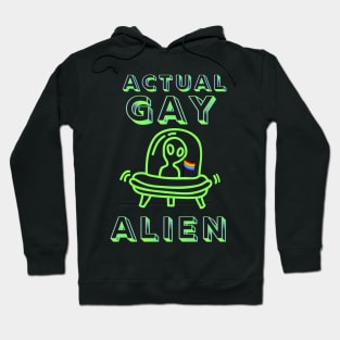 Actual Gay Alien Hoodie